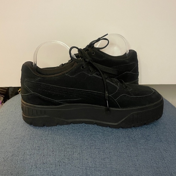 Puma Karma Li Idol Sneakers - Black Suede - Women’s 11 (Like New) - Picture 7 of 10